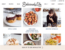 Tablet Screenshot of deliciouslyella.com